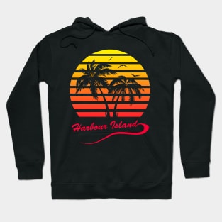 Harbour Island 80s Tropical Sunset Hoodie